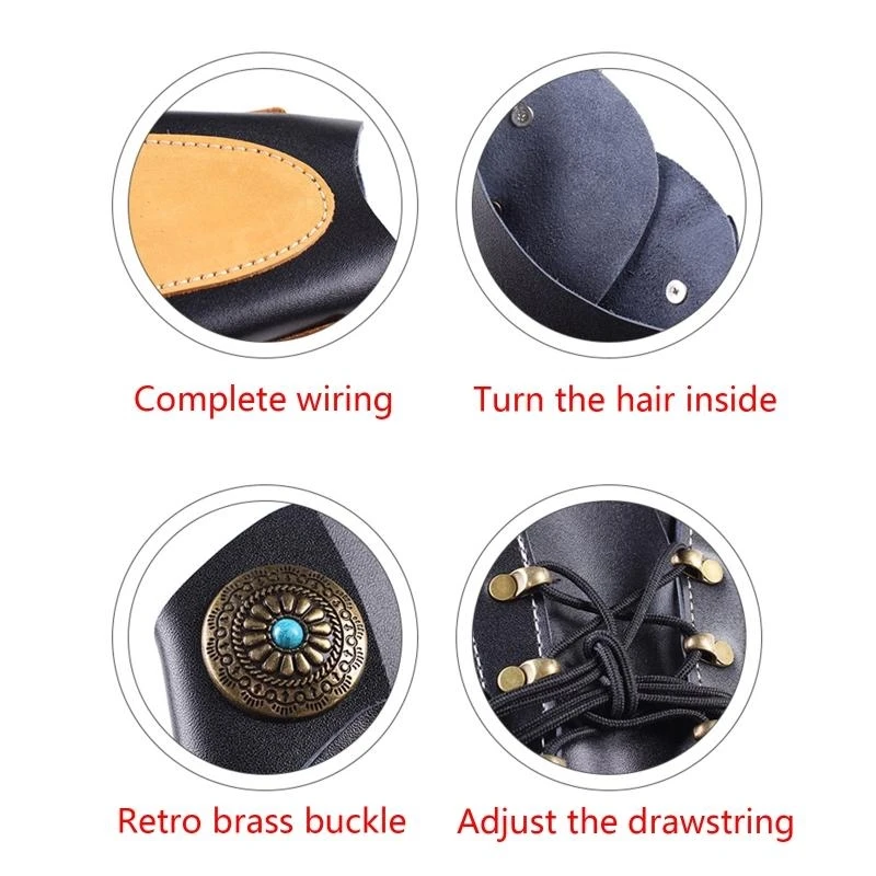 

G6DE Adjustable Leather Arm Protector Fit Most People's Arms for Traditional Bow Training Scratch Resistance