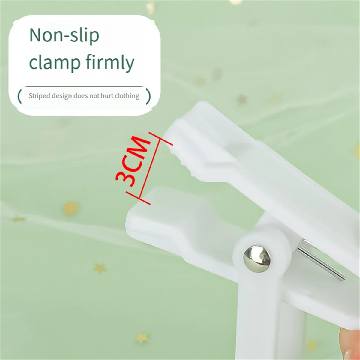 50Pcs Clothes Clips for Hanging Clothes, Clothespins Clips with Springs Clothes for Bedroom Bathroom Outdoor Air-Drying