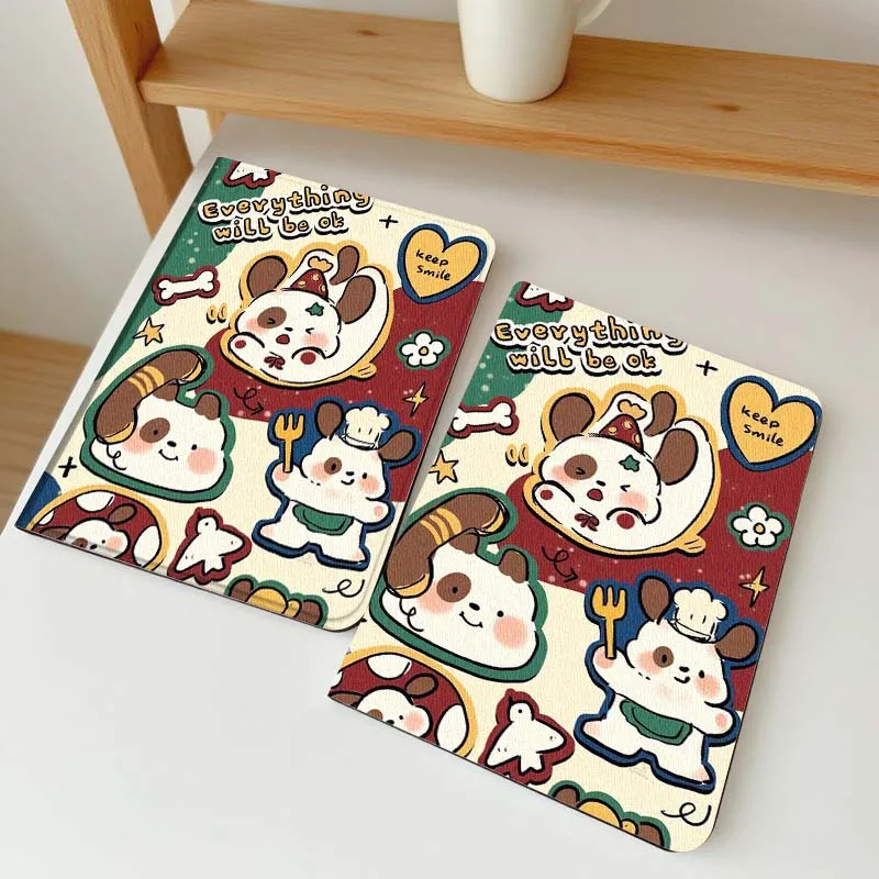 

Retro Puppy Collage Pattern For Vivo IQOO Pad2 Pad3 Pad5 Air SE Pro 12.1 12.3 13 11.5 11 inch Tablet Case