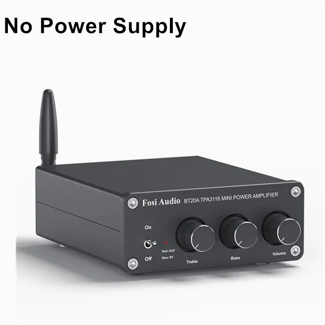 Fosi オーディオ BT20A Bluetooth TPA3116D2 サウンドパワーアンプ 100