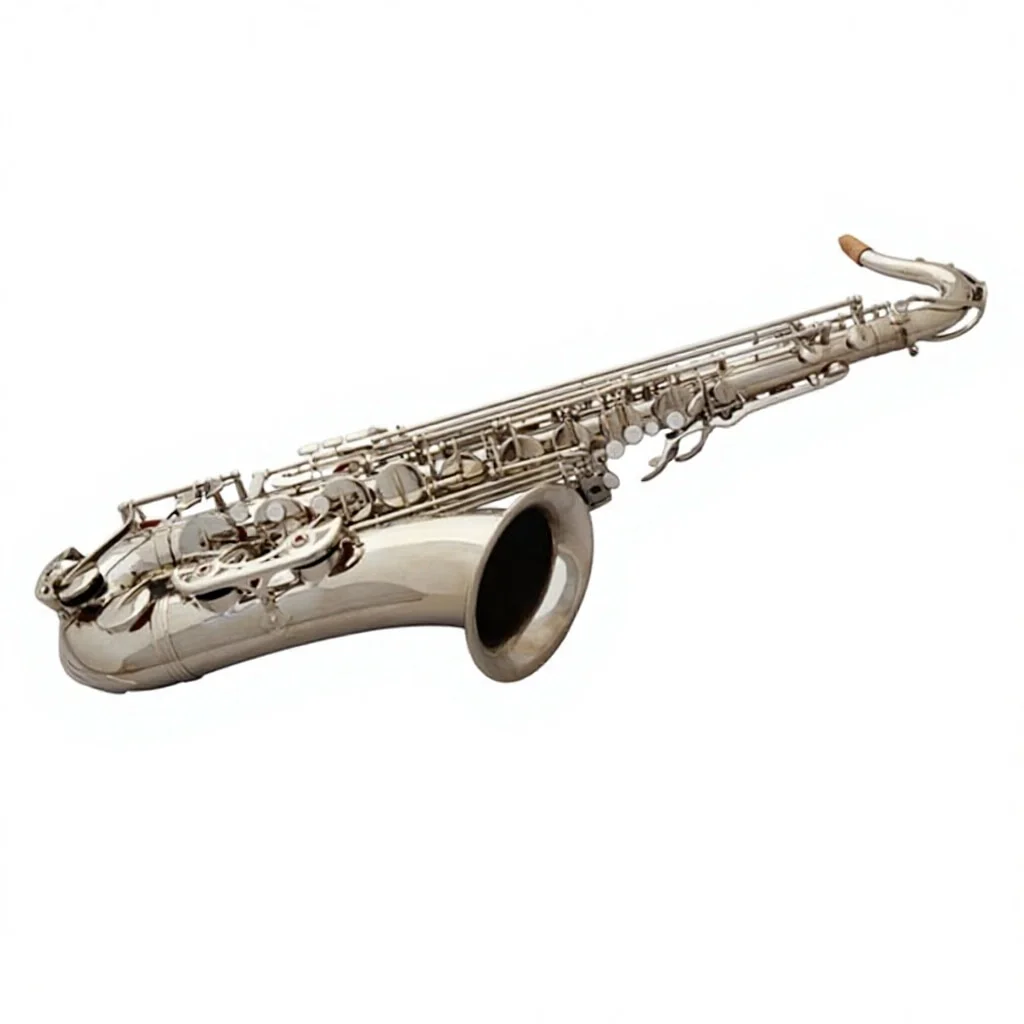 Ehrman Earl Mann Nickel-Plated Brass Alto Saxophone Factory Direct With High-Grade Bags