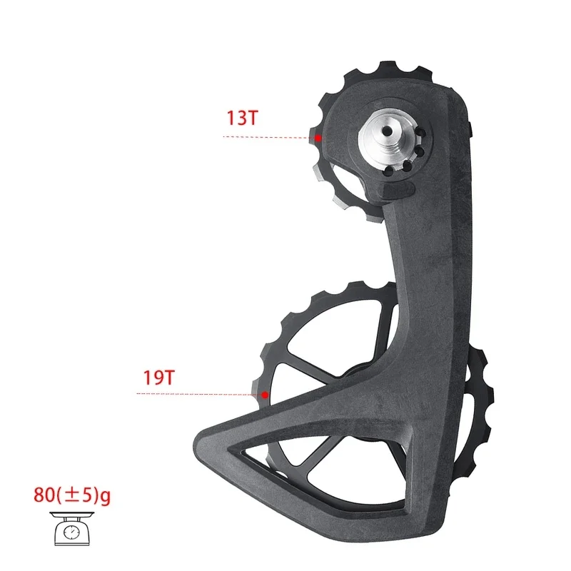 Ceramic Oversized Derailleur Pulley Wheel 13T 19T OSPW For Shimano 105 R7000 R8000 R8100 R9100 R8150 R9250 Road Bike