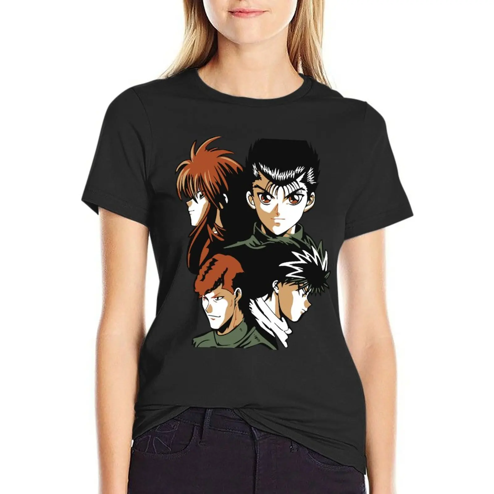 

Classic Yu Yu Hakusho T-Shirt heavyweights aesthetic clothes sports fans customizeds Women tops