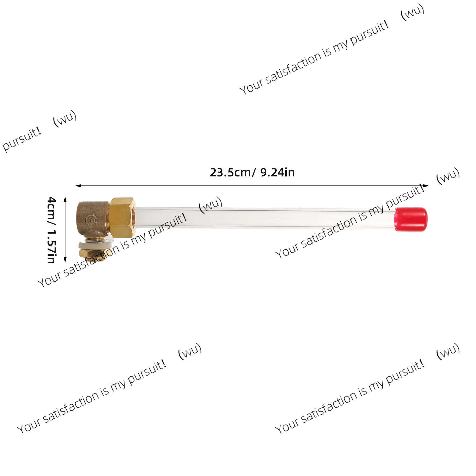 Acrylic Liquid Level Gauge High Transparency Accurate Water Level Indicator for Boiler Water Tank Fire Fighting Pool Monitoring