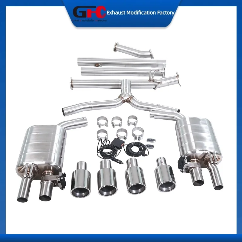 Catback Valvetronic Exhaust Pipe For Hyundai Sonata N Line DN8 2.5T 2021-2026 High Performance Stainless Steel Exhaust Muffler