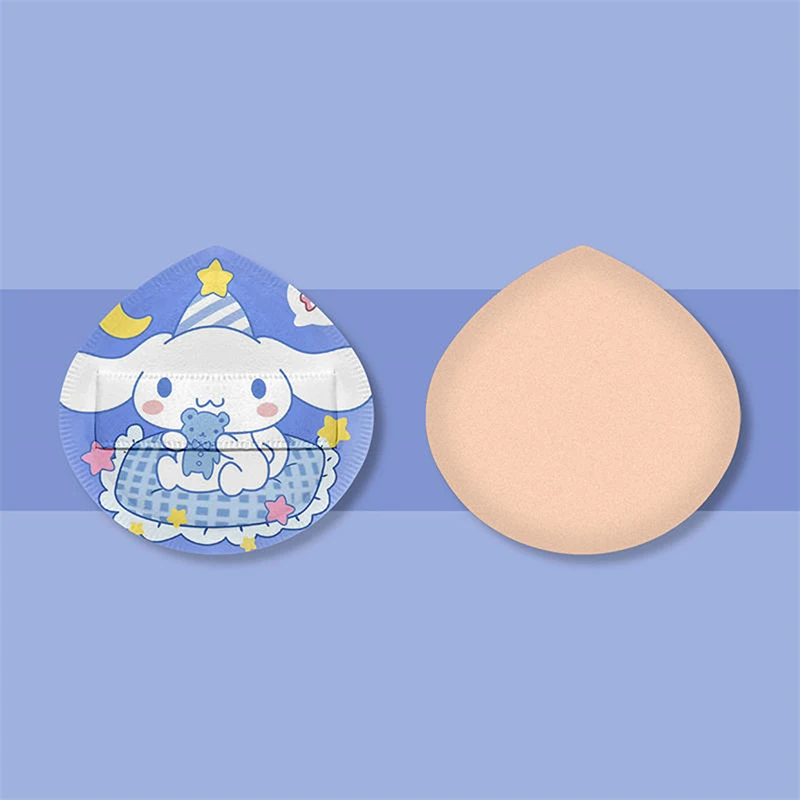 Sanrio Makeup Sponge Puff Cinnamoroll Makeup Concealer Super Soft Elastic Cotton Face Base Make Up Cosmetic Puff Beauty Tools