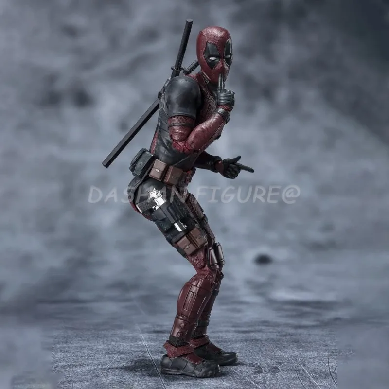 SHF Deadpool 2 Action Figure PVC Superhero Collection Doll Movable 16cm Marvel Deadpool Figurine Model Toys for Child\'s Gifts