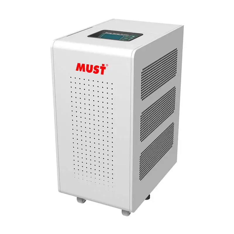 MUST 48 Volt Inverter 9kw 12kw Frekuensi Rendah 230vac 400vac Mppt Solar Charge Controller