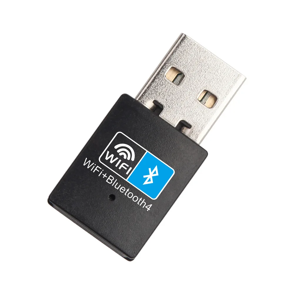 USB WiFi Wireless Adapter 150Mbps USB Adapter 2.4G Bluetooth V4.0 Dongle Network Card RTL8723BU for Desktop Laptop PC