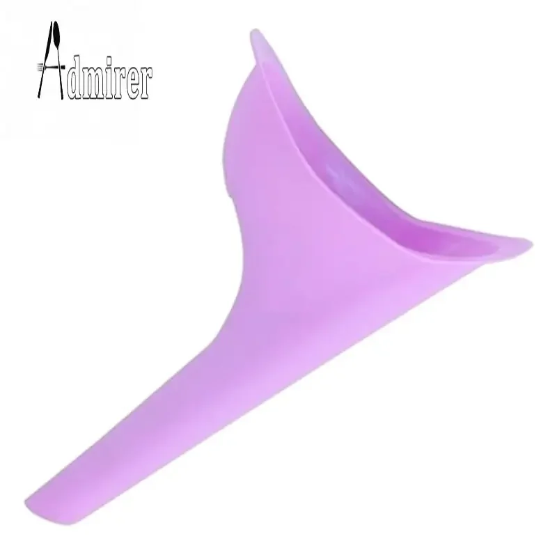 New Design Women Urinal Outdoor Travel Camping Portable Female Urinal Soft Silicone Urination Device Stand Up & Pee