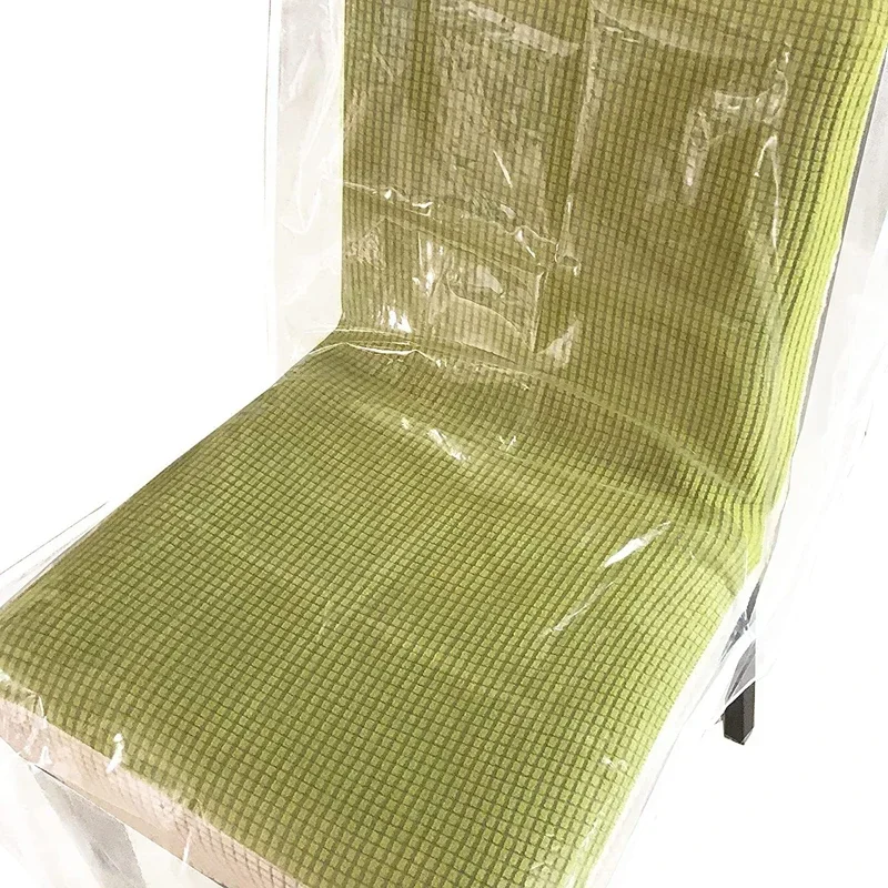 Protectors Chair Waterproof Covers Stain Resistant Plastic Seat for Seat 1pc PVC Transparent Dinning Chair Covers