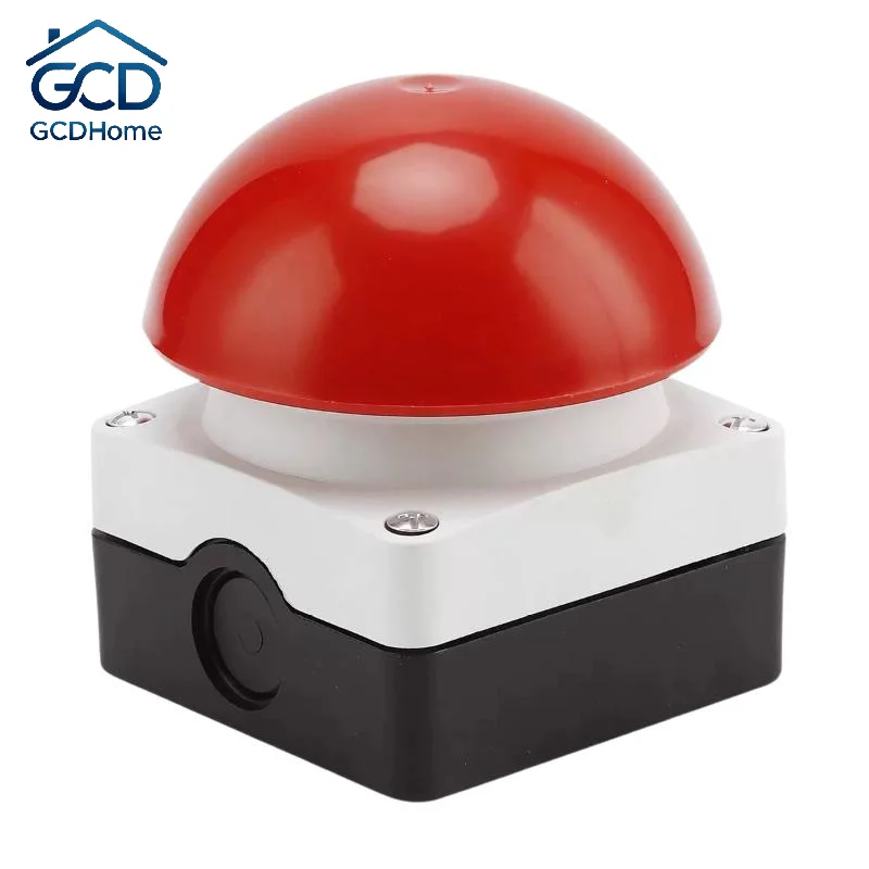 1 Set EMNG Industrial Emergency Stop Button Switch for Foot and Hand Control Safety