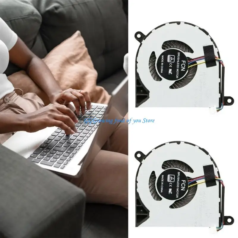 

H9EB Replacement CPU Cooler Fan for Dell 15 7579 15-7579 2-in-1 15.6" Laptop Cooling Fan Computer Accessories