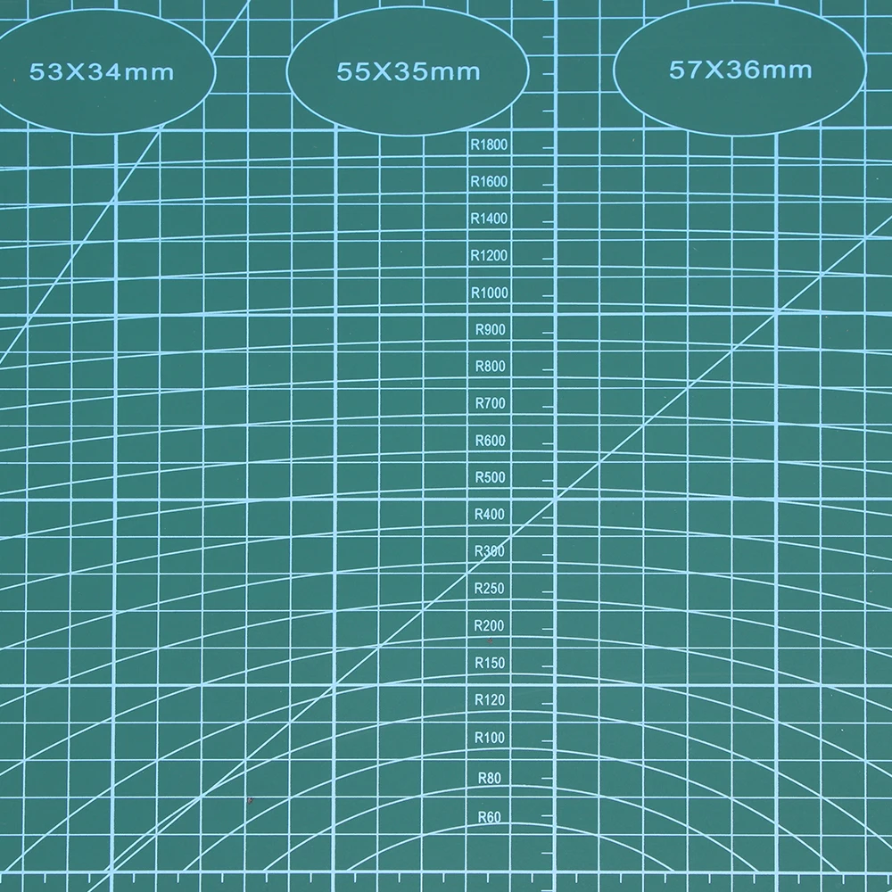 Qjh PVCレザークラフトカッティングボード、ナイフプレートマレット、カットクラフトマット、両面グリッドa1、父の日ギフト、90x60cm