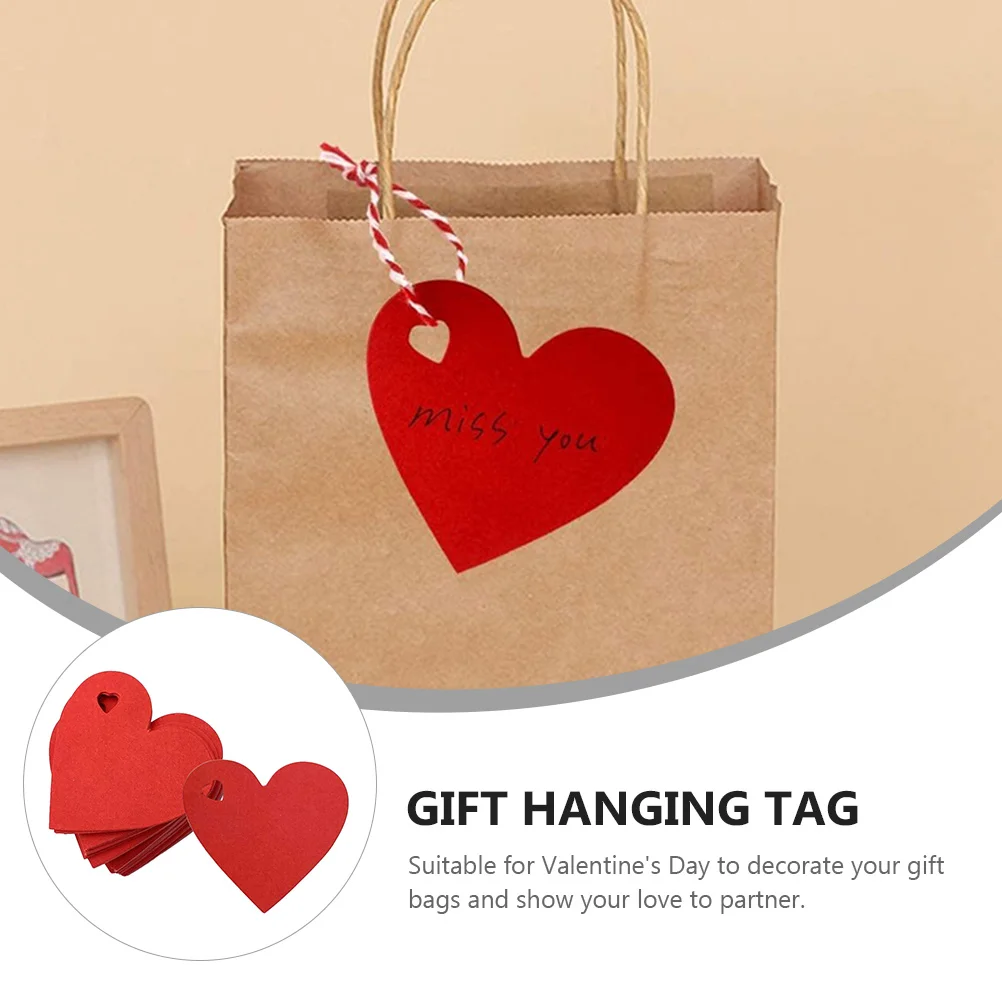 

Love Elevator Price Label Heart-shaped Signs Gift Tag Hanging Display Tags Name