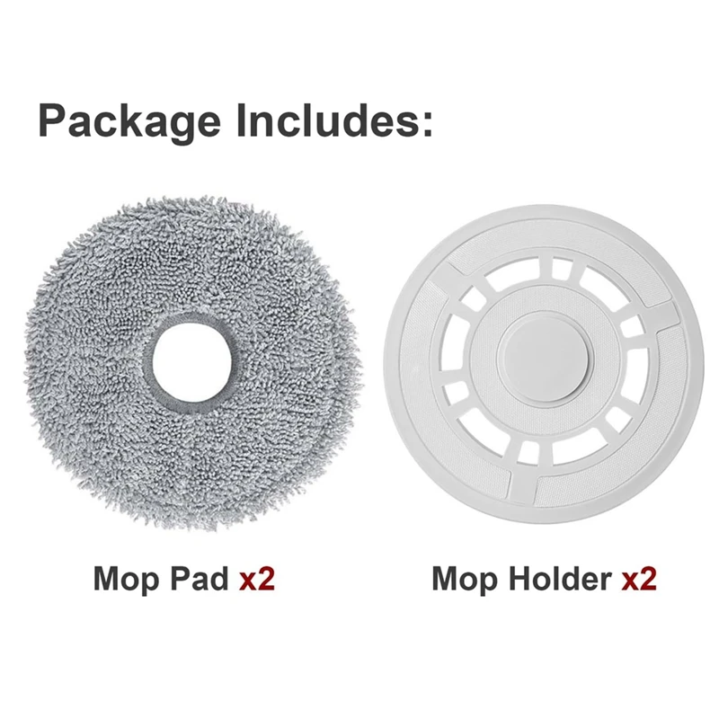 Mopp tücher mit Mopp platten für Dreame l10 ultra/l10s pro/l10s ultra/l10s pro ultra/l10 Prime Staubsauger mopp