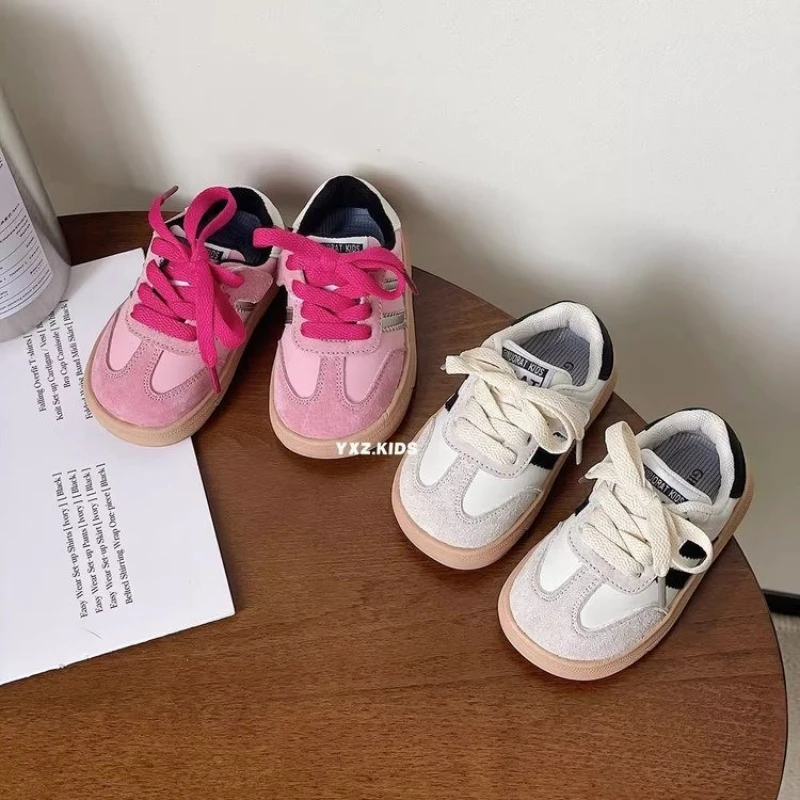 Spring Autumn New Baby Sneakers Boys Girls Quality Microfiber Leather Sport Shoes Children School Shoes