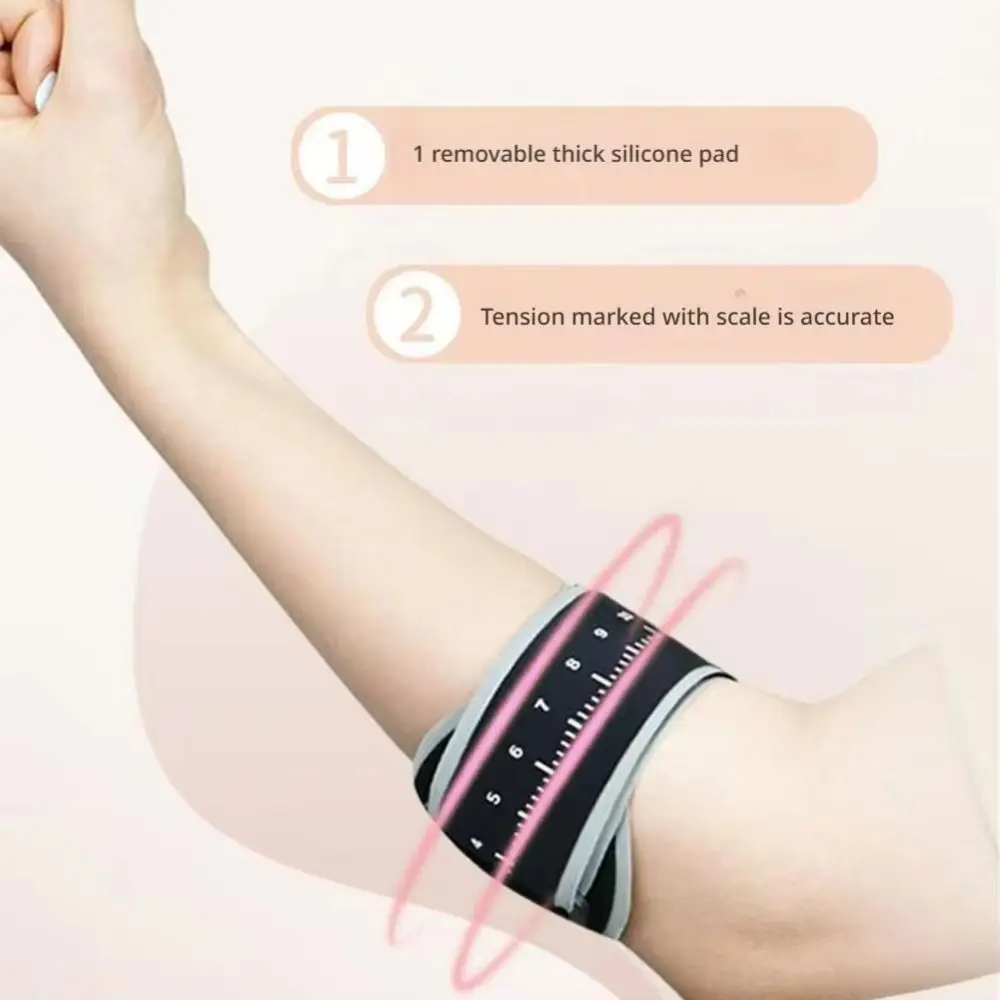 Compression Tennis Elbow Strap Elbow Protection Breathable Support Adjustable Elbow Brace Forearm Daily Exercise Elbow Pads view 4