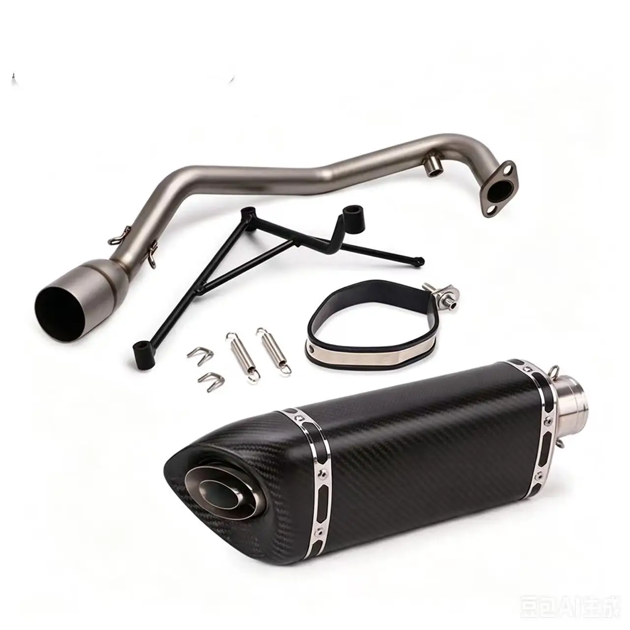 For Motorcycle Exhaust Pipe for Sym Jet X 125 / 150 / 200 Modified Front Exhaust Pipe image 3