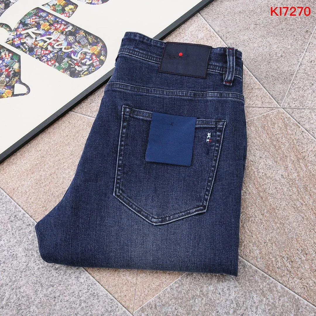 BLLIYOSS Jeans Thick Cotton Men 2024 Autumn New comfortable casual elastic High Quality 29-42  Straight long pants Old Money