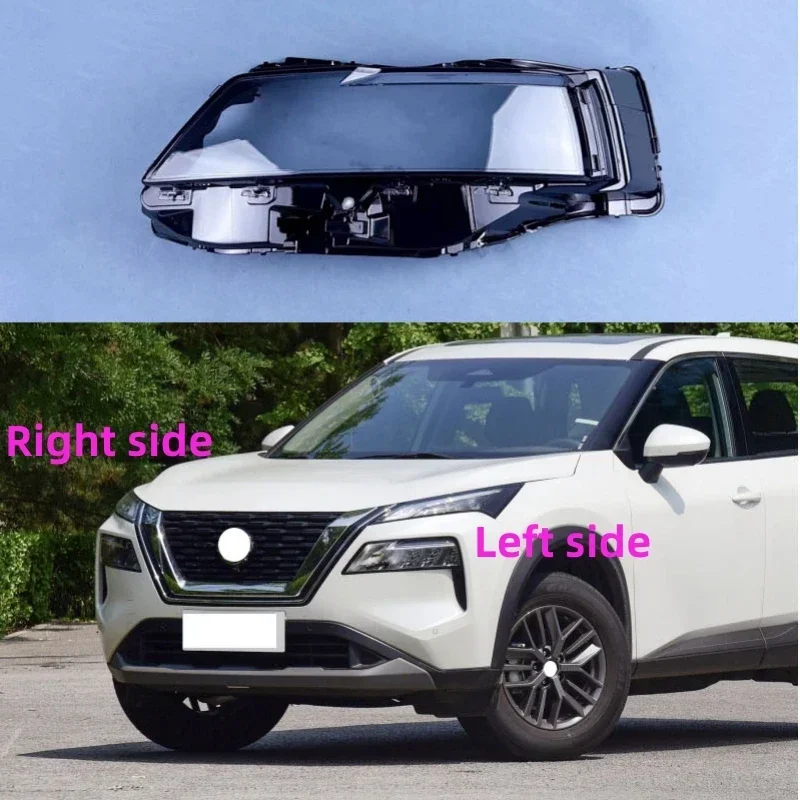 

Для Nissan X-Trail 2021 2022 2023, корпус автомобильной фары, крышка фары, линза для фар, стекло, авто крышка корпуса