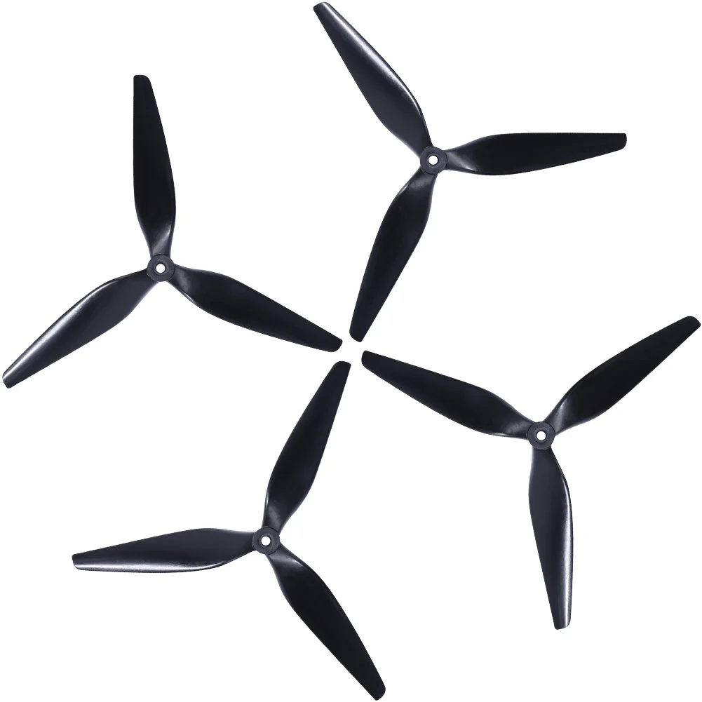 

2Pairs(2CW+2CCW) HQPROP 9X5X3 9050 3-Blade Black-Carbon Nylon Propeller for RC Multirotor X-CLASS MacroQuad Cinelifter