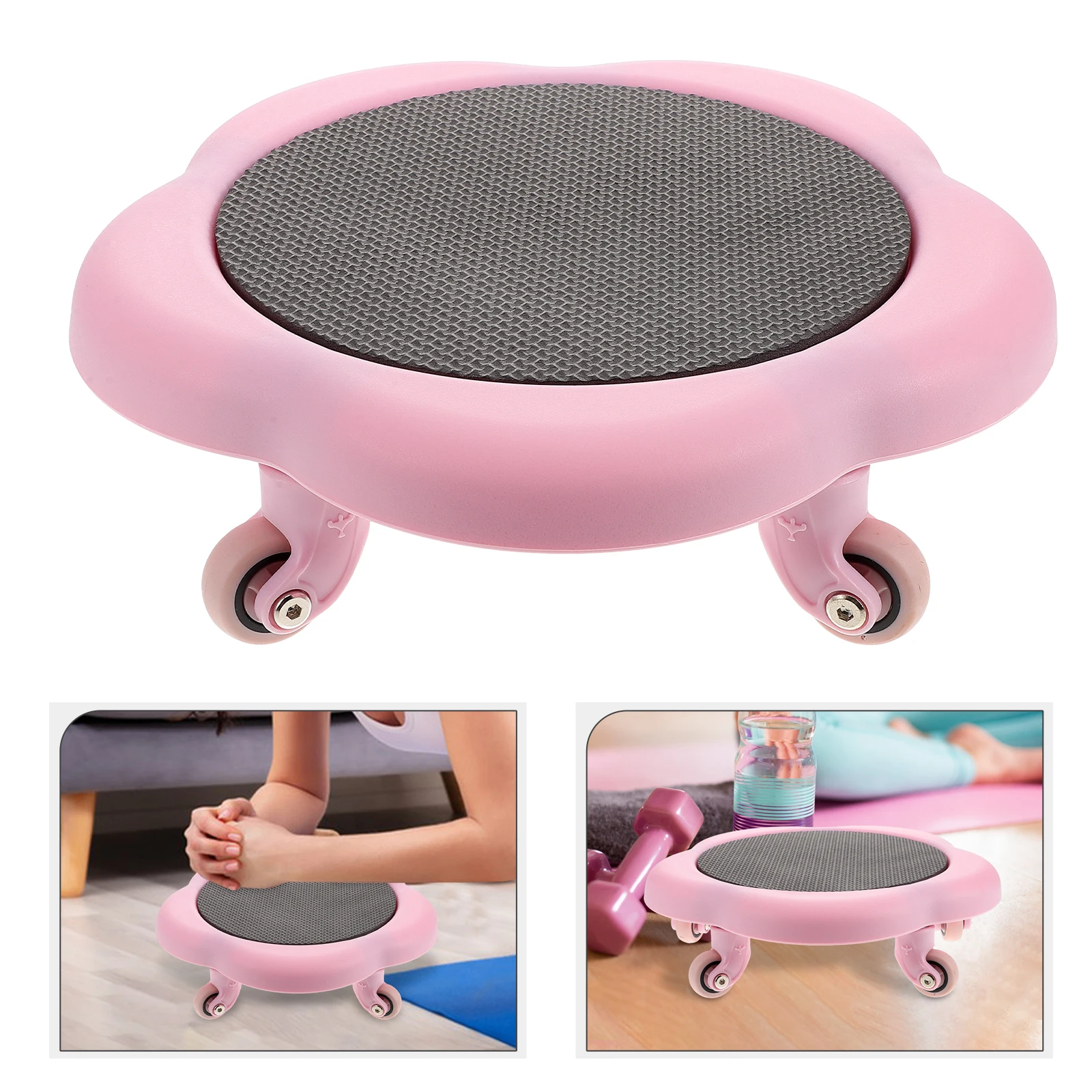 

Floral Ab Workout Machine Five Wheel Core Exercise Equipment Trainer Glider Discs Home Gym Tool Effective Abdominal Workouts