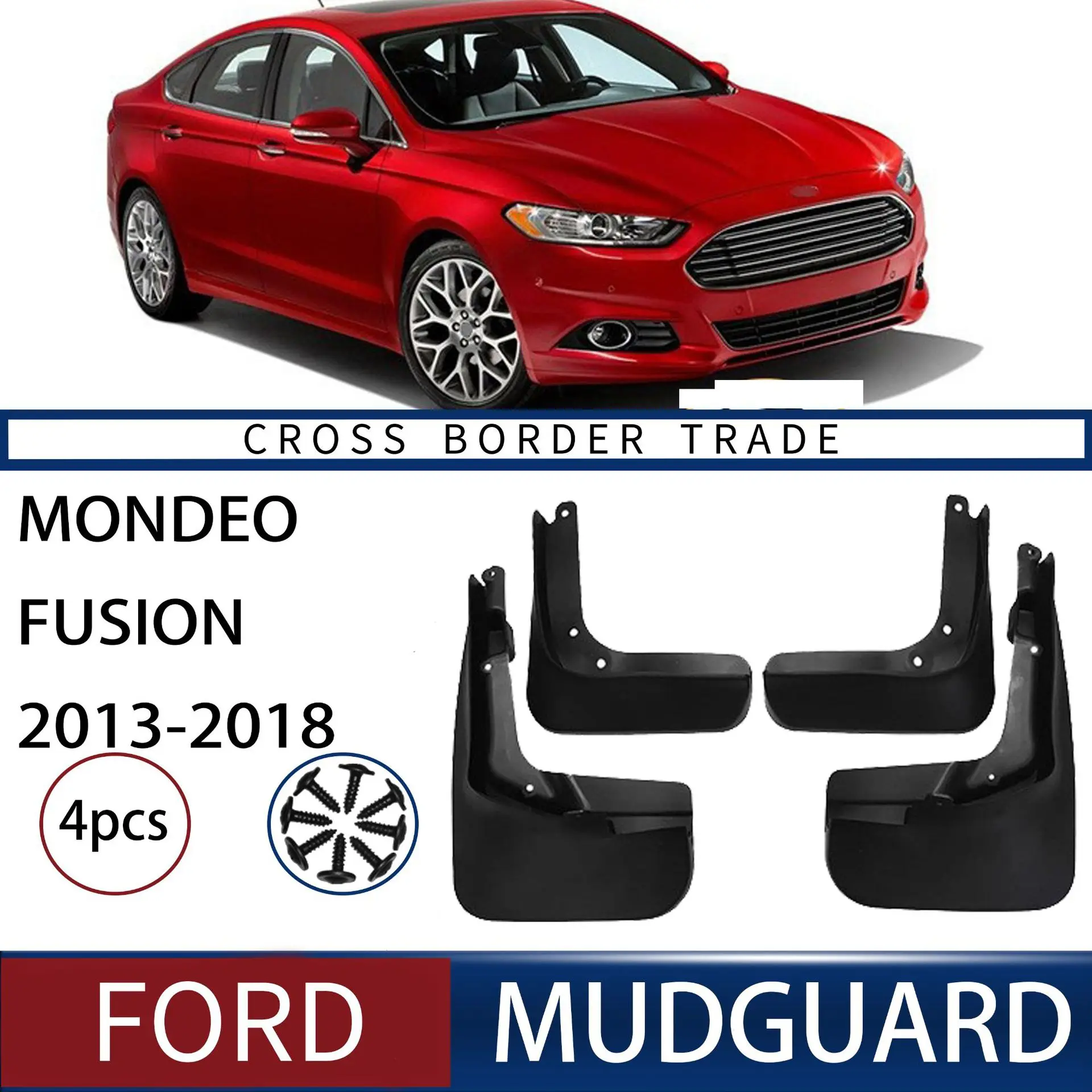 

FOR Ford Mondeo Fusion 2013-2018 succeed 07-12 Splash Guards Mudguards Front Rear Styling Front Rear Car Accessories