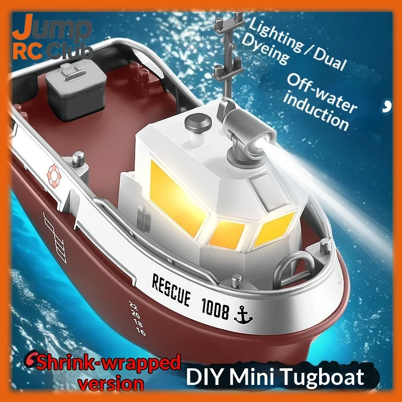 

Радиоуправляемый спасательный буксир-модель в масштабе 1:32, перезаряжаемый, высокоскоростной, водонепроницаемый, на пульте управления, игрушечный кораблик для детей, для игр на открытом воздухе и в бассейне