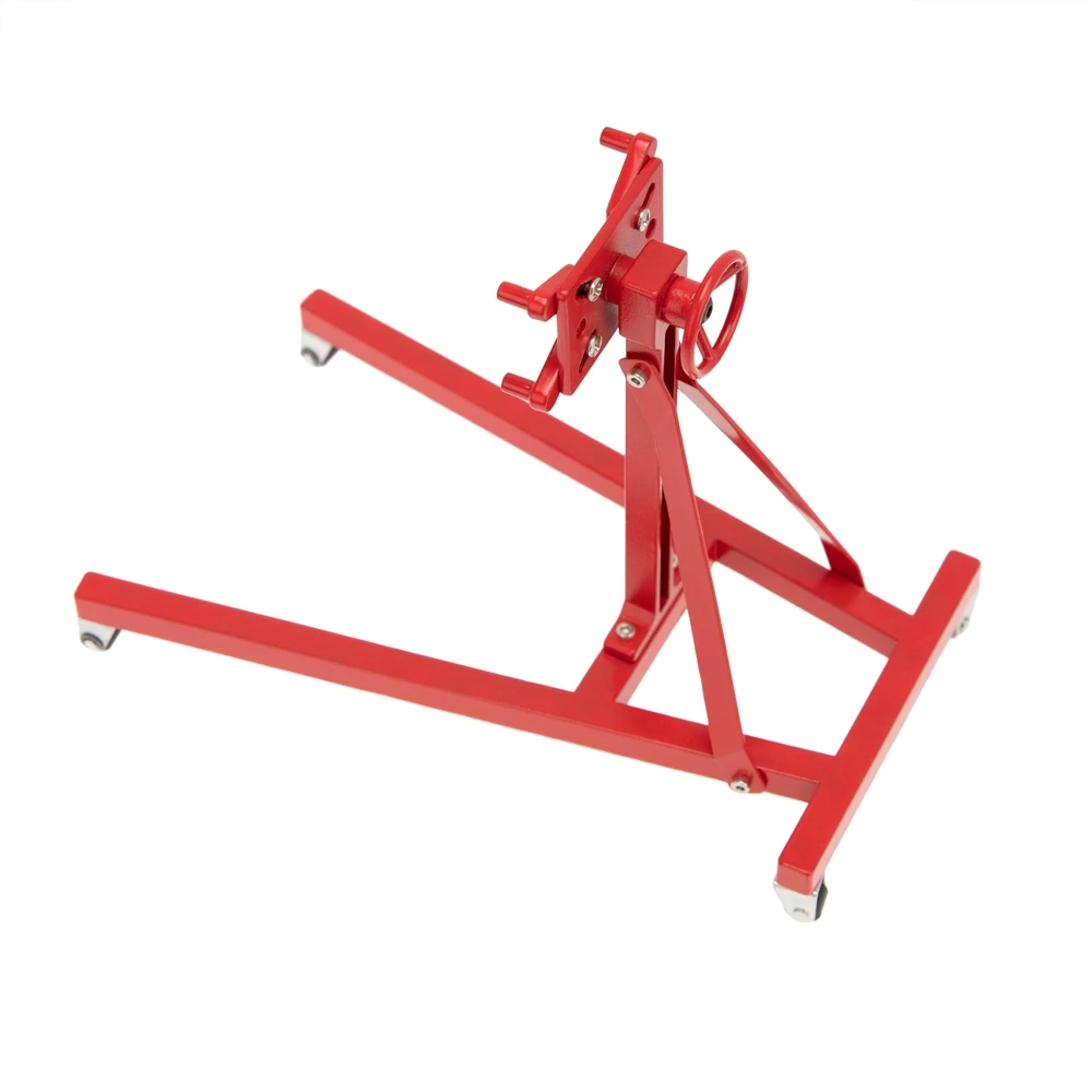 Metal Rotatable Engine Flip Maintenance Bracket Engine Stand for 1/10 RC Crawler Car Traxxas TRX4 Axial SCX10,1