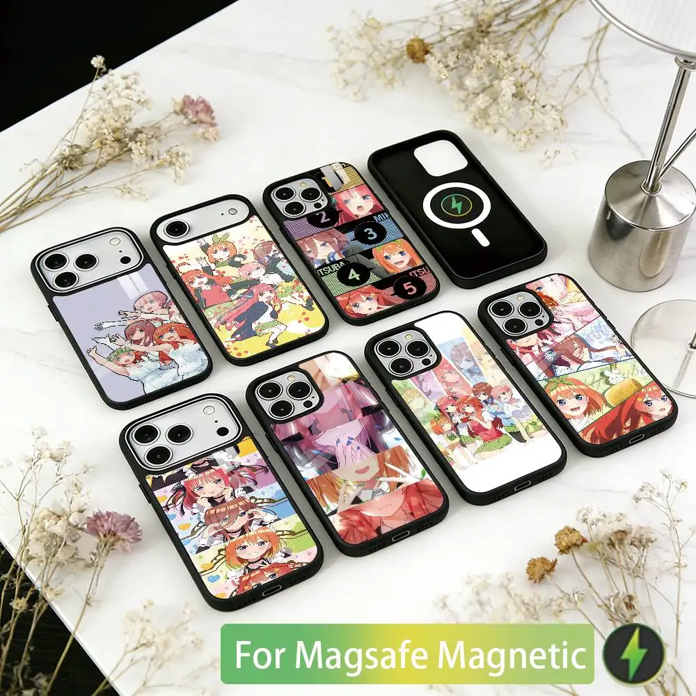 

The Quintessential Quintuplets Phone Case For iPhone17,16,15,14,13,12,11 Plus,Pro Magnetic For Magsafe Wireless Charging