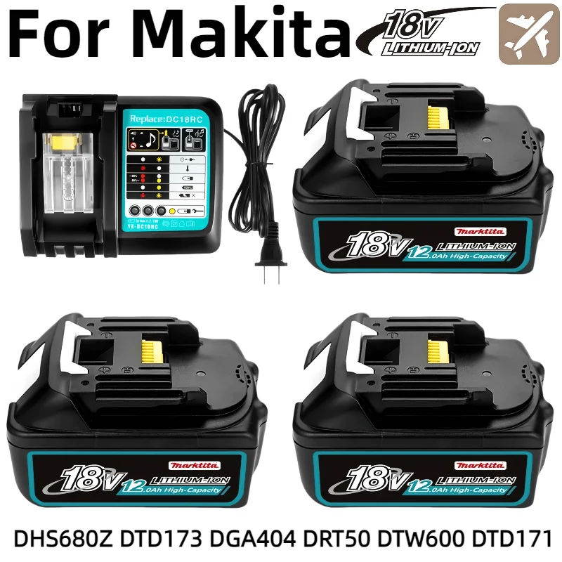 Original 18650 마끼다 배터리 for Makita 18V DDF487 DTW700 DGA404 DHP487 DTD173 Impact Driver Drill tools vаккумулятор for Makita 18V