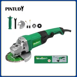 Newbeat 1350W NBT-AG-150C Cutting Angle Grinder Cutting Pipesin Boiler Trigger Green 150MM 8500R/MIN 110v 220v 45.5*16.2*10.3cm