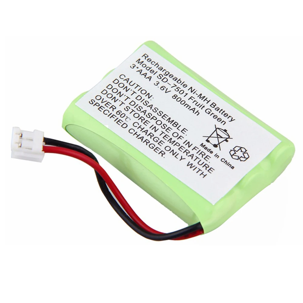 NiMH 800mAh 3.6V bezprzewodowy akumulator do telefonu domowego do Motorola SD-7501 V-Tech 89-1323-00-00 AT & T Lucent 27910 CPH-464D