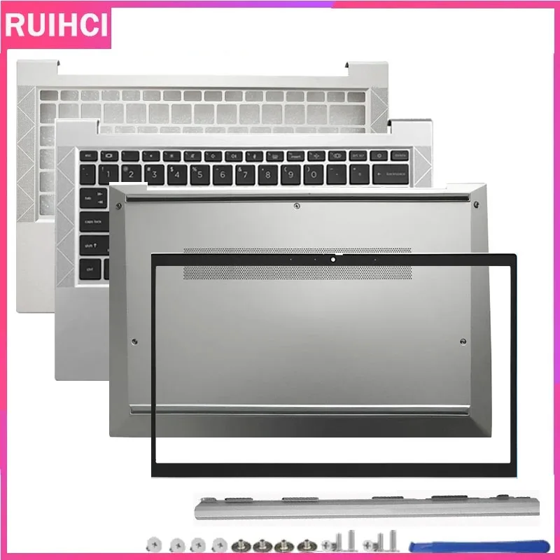 NEW Laptop For HP EliteBook 735 G7 830 G7 G8 Front Bezel Palmrest Bottom Case Replacement Keyboard hinge