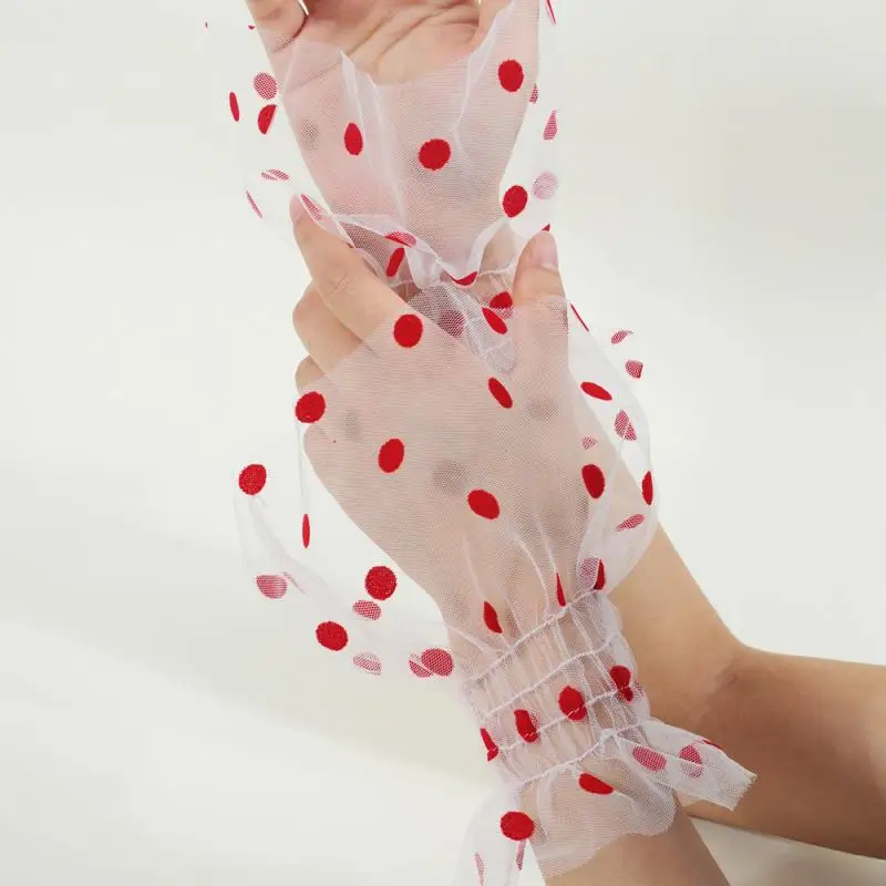 ネイルアートフォトグローブ水玉ネイル偽カフネイル写真装飾袖ファッションネイルアートアクセサリー写真撮影の小道具