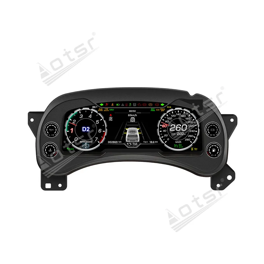 

12,3-дюймовый полный ЖК-дисплей для Cadillac Escalade/Chevrolet Tahoe/GMC Yukon 2001-2007 Linux, спидометр виртуальной кабины