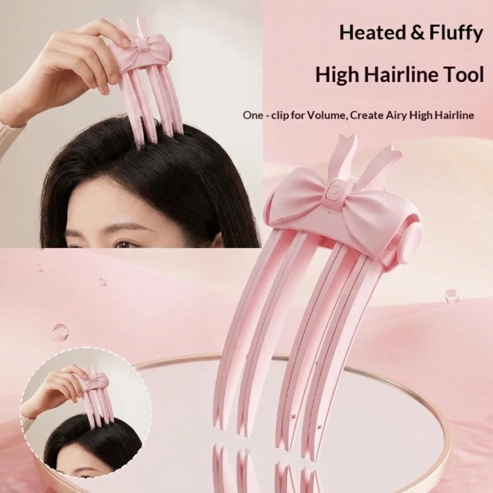 Cordless Hair Volume Clip Compact Body Portable Hair Root Volumizer Heating Fluffy Design Volumizing Styling Tool Bangs Styling