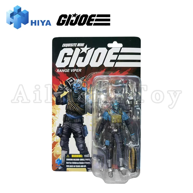HIYA 1/18 4inch Action Figure Exquisite Mini Series G.I.Joe Range Viper Anime For Gift view 6