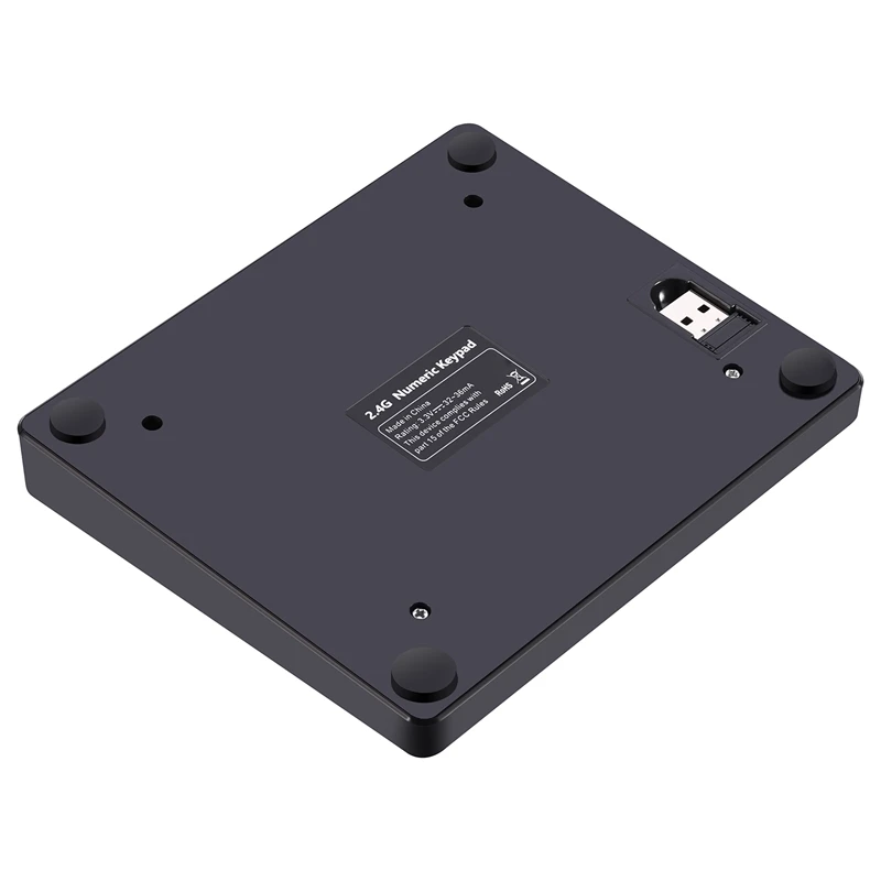 2.4G Wireless Numeric Keypad, Rechargeable Number Pad Keyboard With 35 Keys For PC/Laptop//Imac image 6