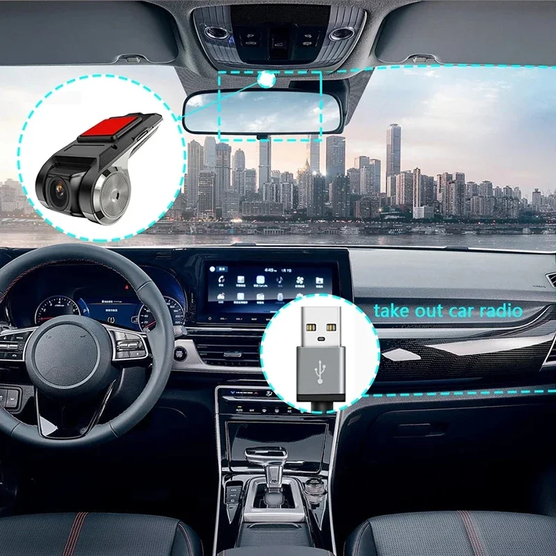 Car Android Navigator USB HD Driving Recorder Media Comes with ADAS Driving Assistance Function Car image 6