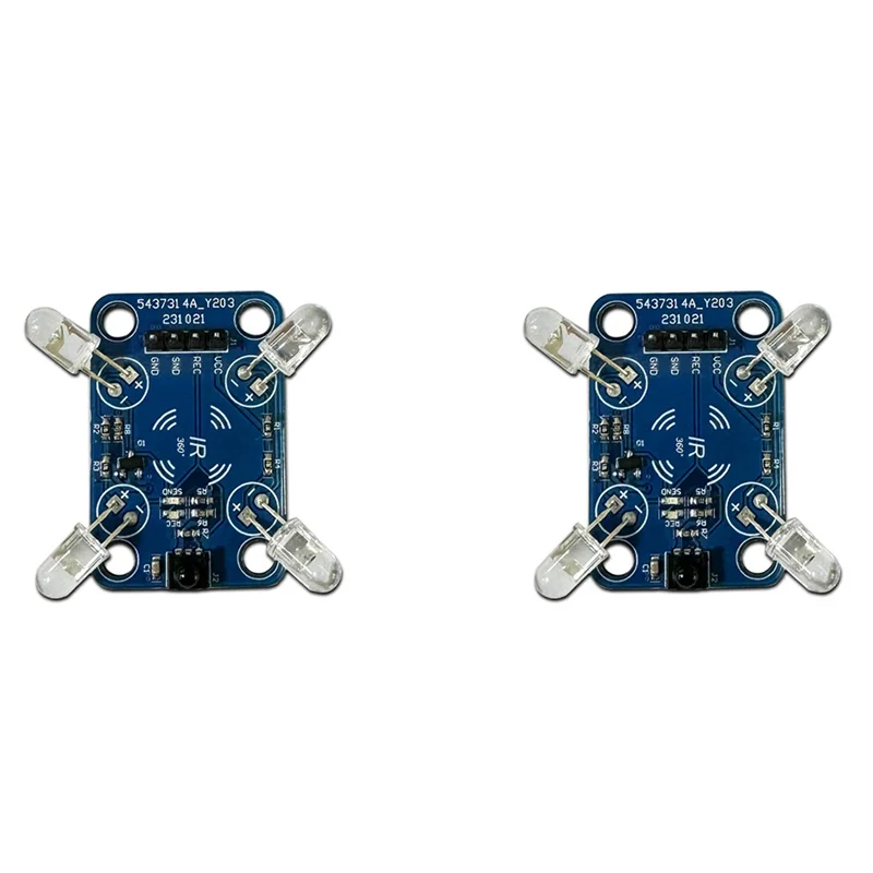 

A99E-2X Инфракрасный передатчик-приемник 360° ° Передача инфракрасного сигнала без мертвого угла Многофункциональный удобный модуль