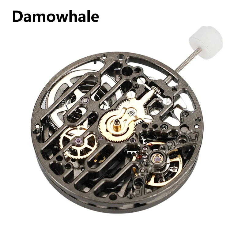 Watch accessories domestically produced Hangzhou 7500 movement silver automatic mechanical movement hollowed out