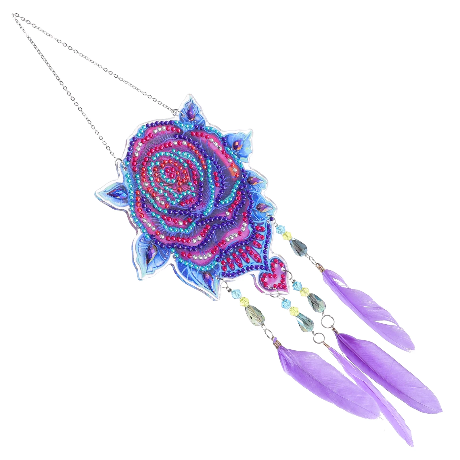 

Wind Chime Hanging Decoration Dreamcatcher Wall Cute for Bedroom Indoor to Weave Artificial Aesthetic Office