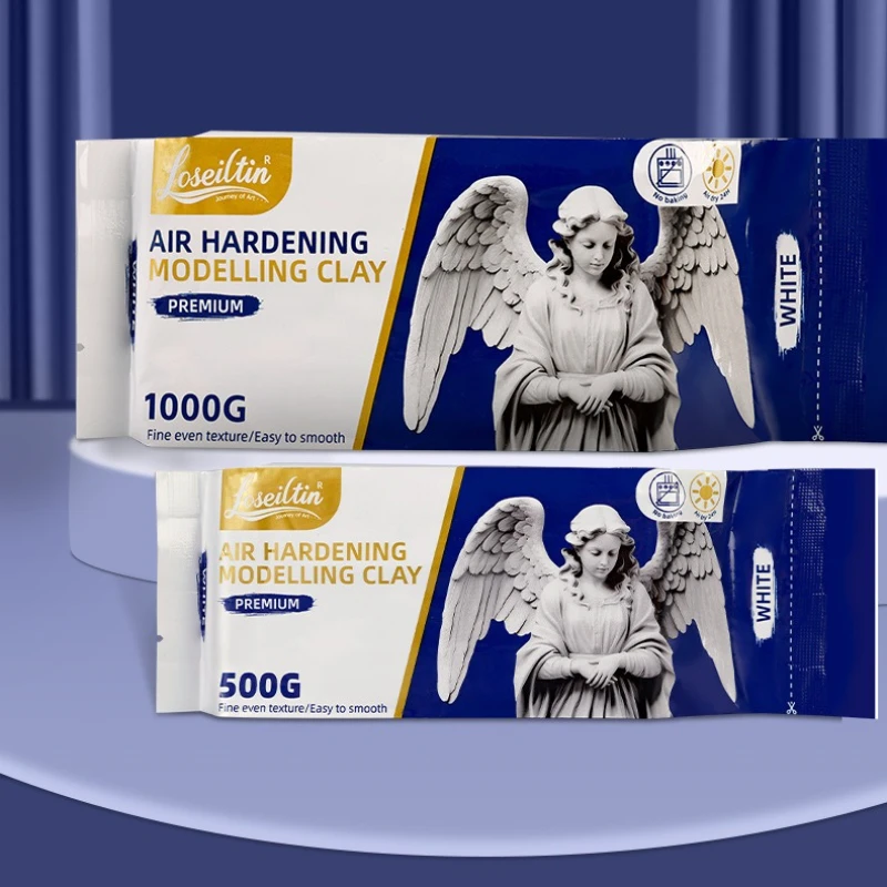 500 جرام/1000 جرام للأطفال من الطين الحجري الجاف بالهواء بدون خبز لتقوم بها بنفسك النمذجة الطين لنحت التماثيل اليدوية فن الحرف اليدوية الناعمة #5
