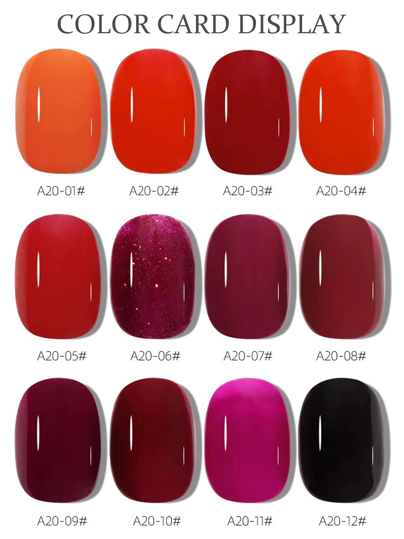 1/12 ชิ้น ชุดทำเล็บฤดูใบไม้ร่วงและฤดูหนาวปี 2025 สีแดงคาราเมล สีแดงน้ำตาล สีม่วง ยาทาเล็บเจลประกายเพชร