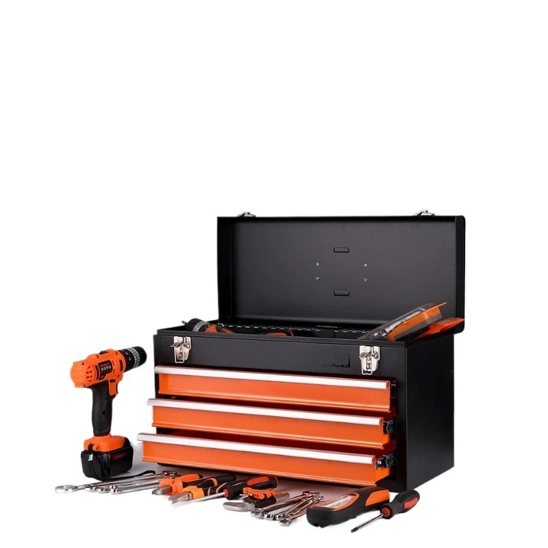 

Green Forest Multi-layer Hardware Toolbox Large Portable Multifunctional Maintenance Tool Storage Box