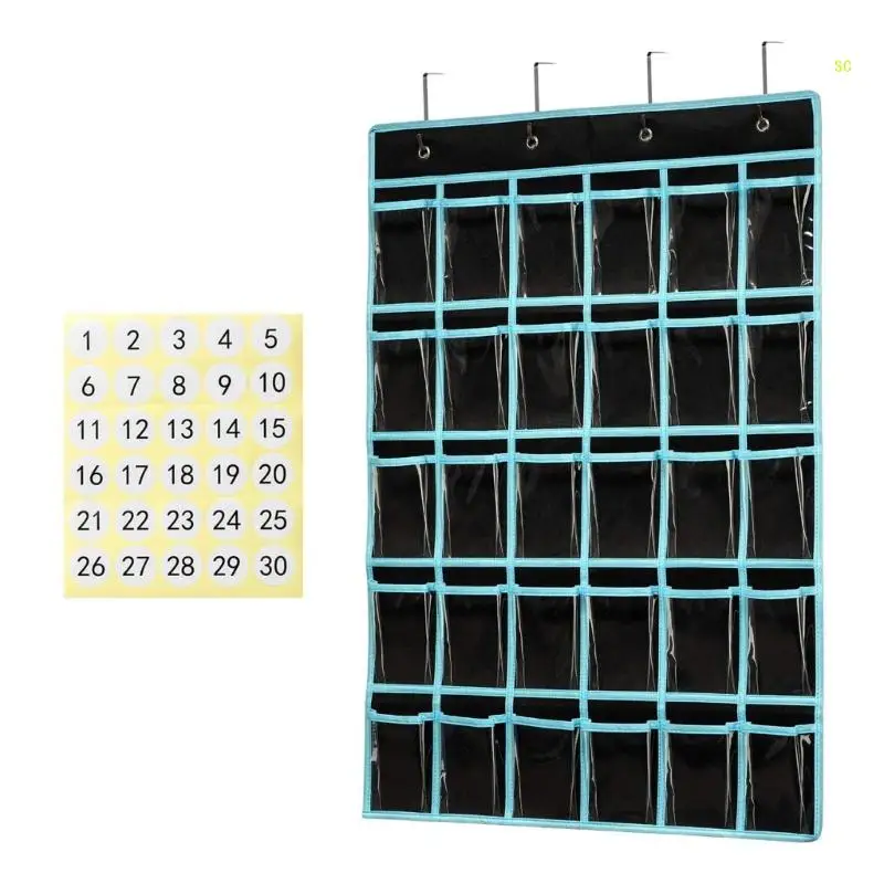 Office Hanging Chart พร้อมสติ๊กเกอร์ตัวเลขสำหรับโทรศัพท์ผู้ถือเครื่องคิดเลข Dropship
