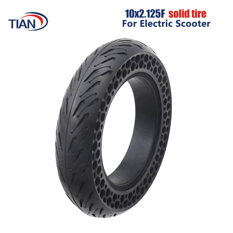 10 Inch 10*2.125 Honeycomb Tire For HX X6 X7 X8 Electric Scooter Anti-puncture Explosion-proof Shock-absorbing Solid Tyre Part