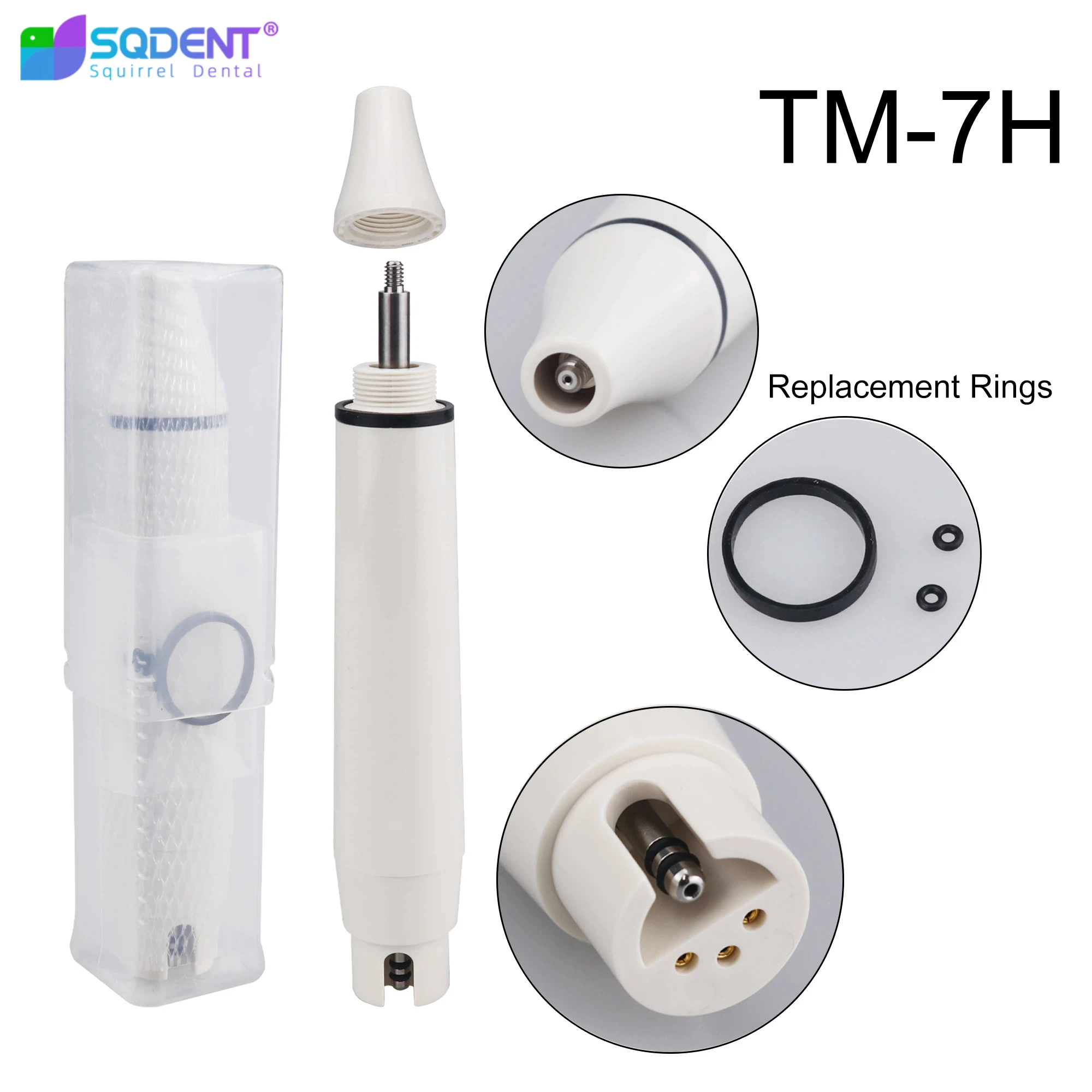 Dental Ultrasonic Piezo Scaler Handpiece Detachable Teeth whitening Scaler Handle Piezon Scaling Fit For WOODPECKER EMS DTE UDS